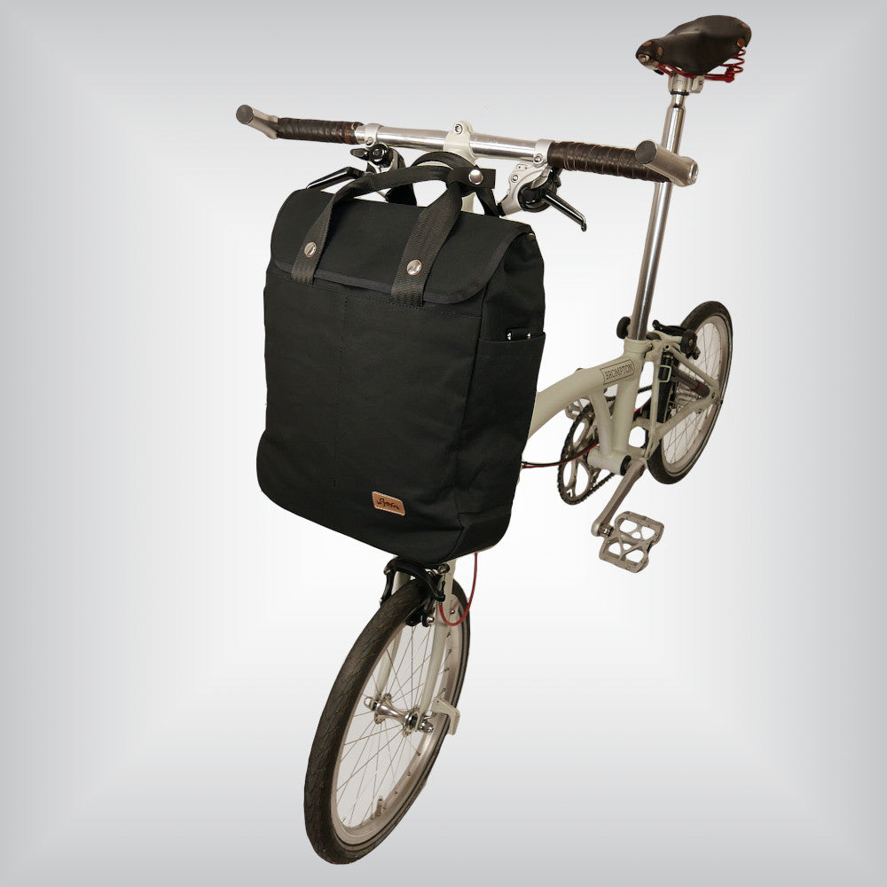 Black tote for foldable bike