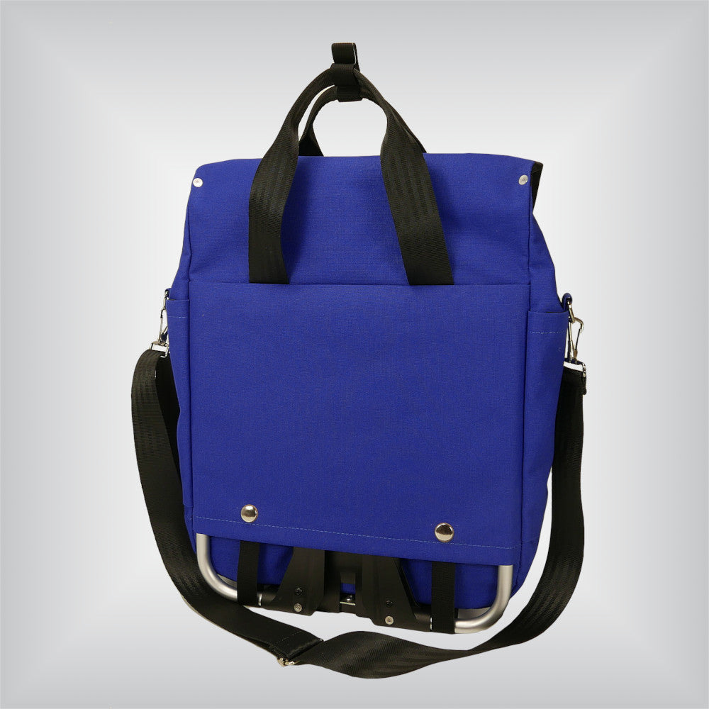 Cobalt tote for foldable bike