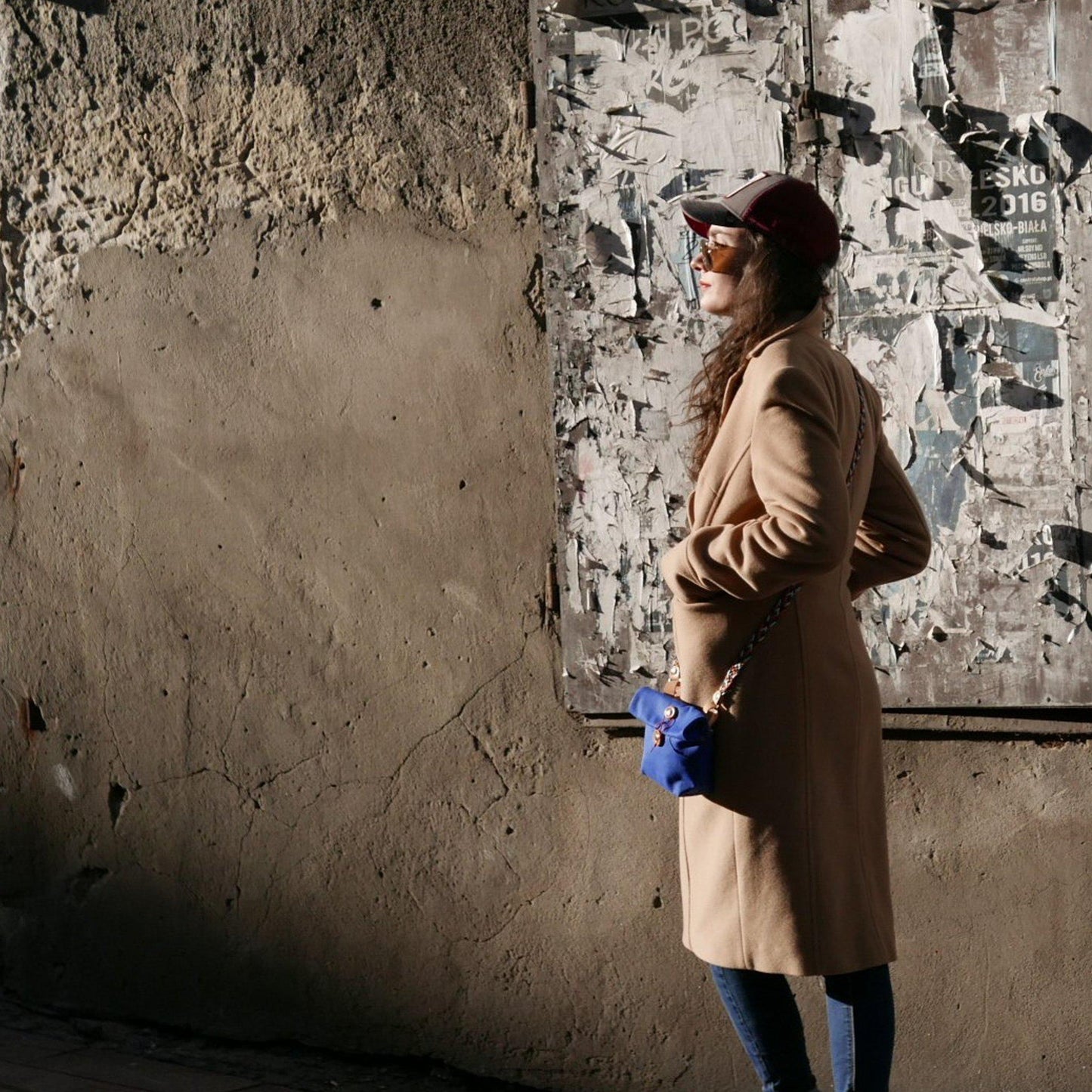 Privat in royal blue saddle bag - La Jefa and sons