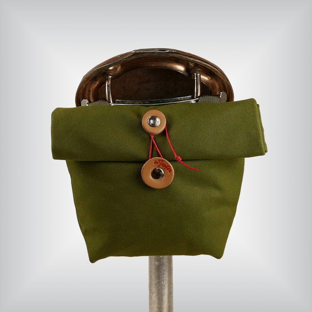 Private in olive green