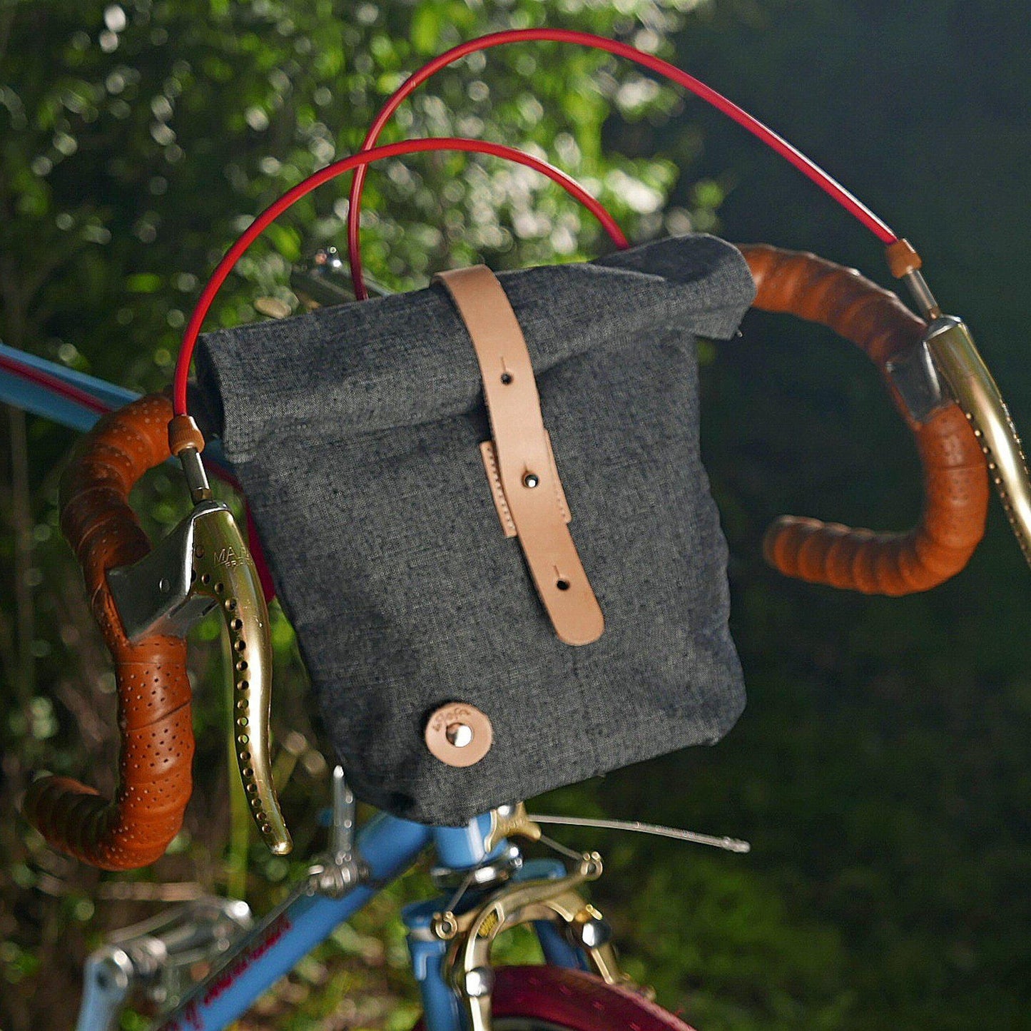 La Jefa and Sons Big Tex Handlebar Bag in Denim