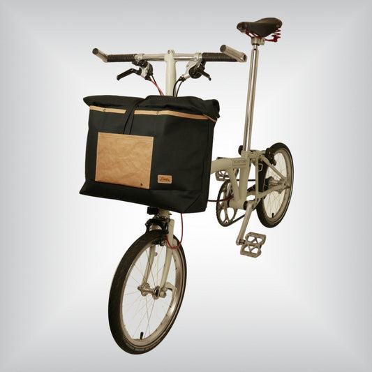 Oversized Canvas Shopping Tote for Brompton Folding Bike 